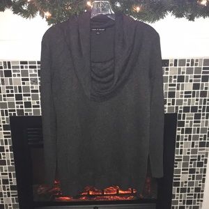 Women’s gray cowl next sweater